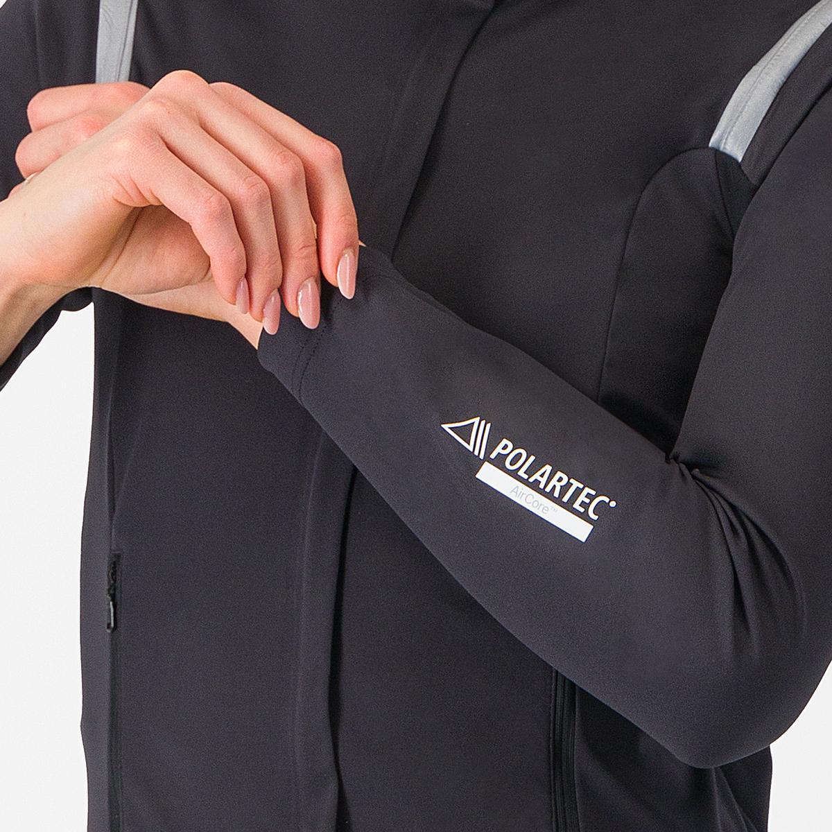 CASTELLI PERFETTO RoS 3 Chaqueta Mujer Negro/Reflejo Noir