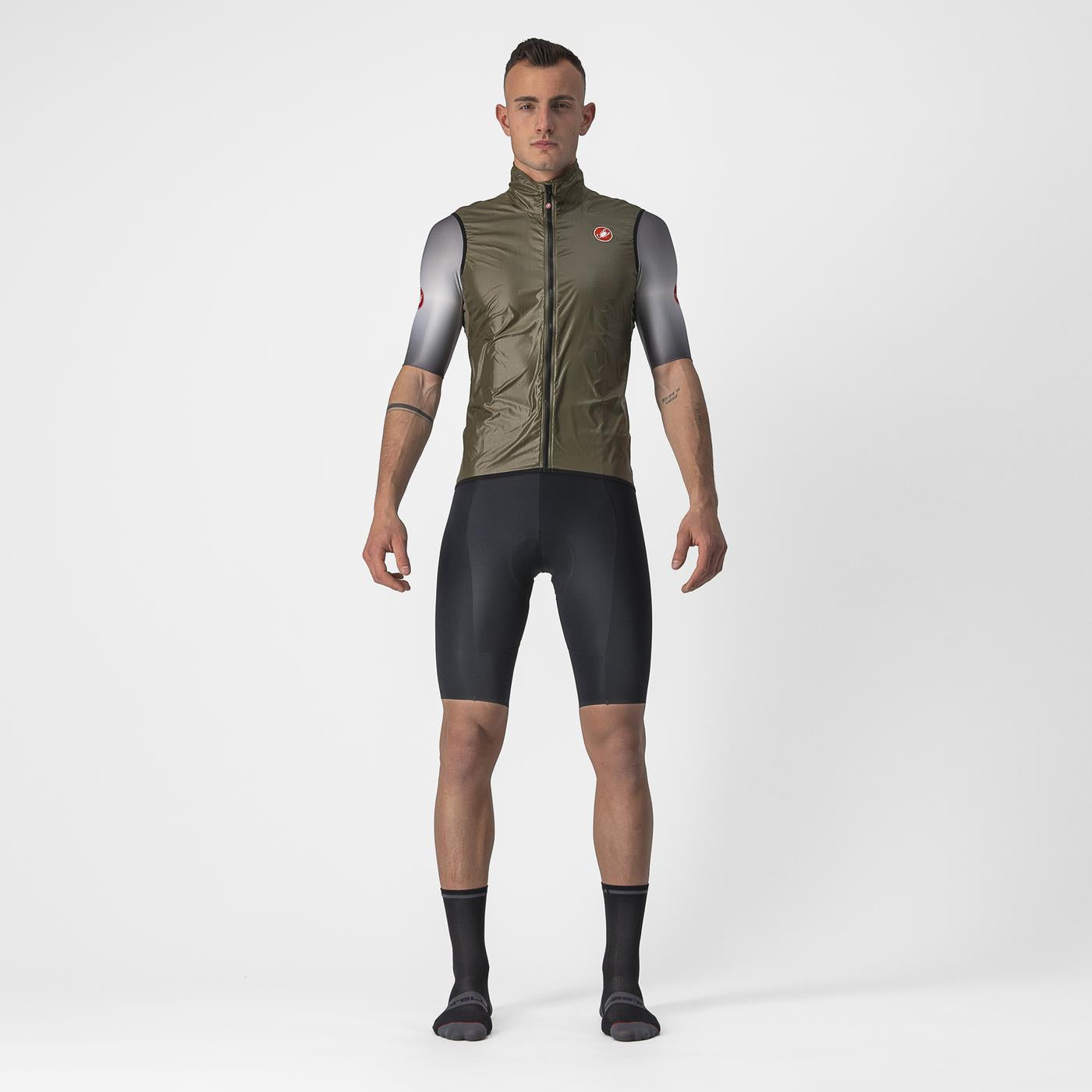 CASTELLI ARIA Chaqueta sin mangas Marrón