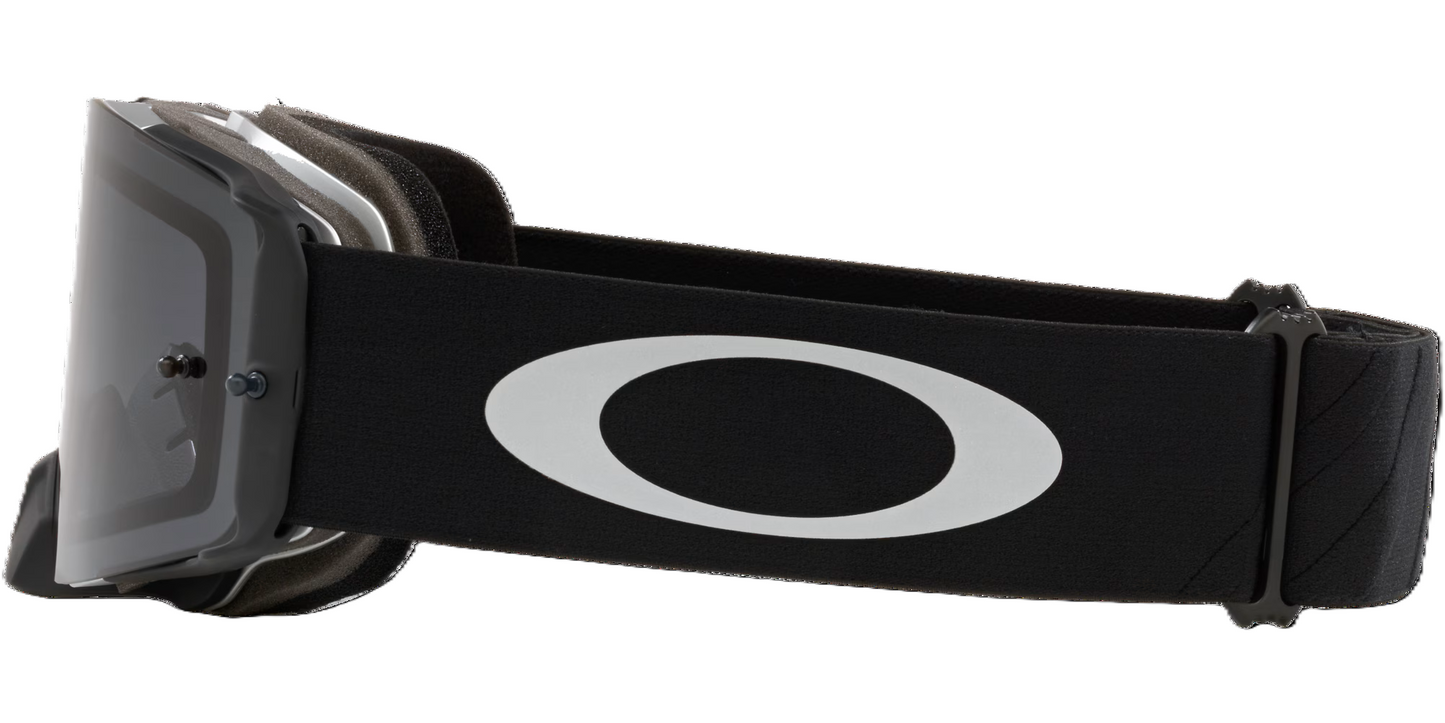 Máscara OAKLEY FRONTLINE MX Tuff Blocks Negro Gunmetal Gris Oscuro