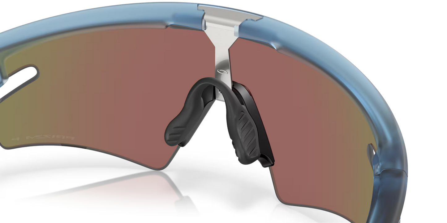 OAKLEY SPHAERA SLASH Mate Transparente Piedra Prizm Zafiro Lente Polarizada - OO9499-0336