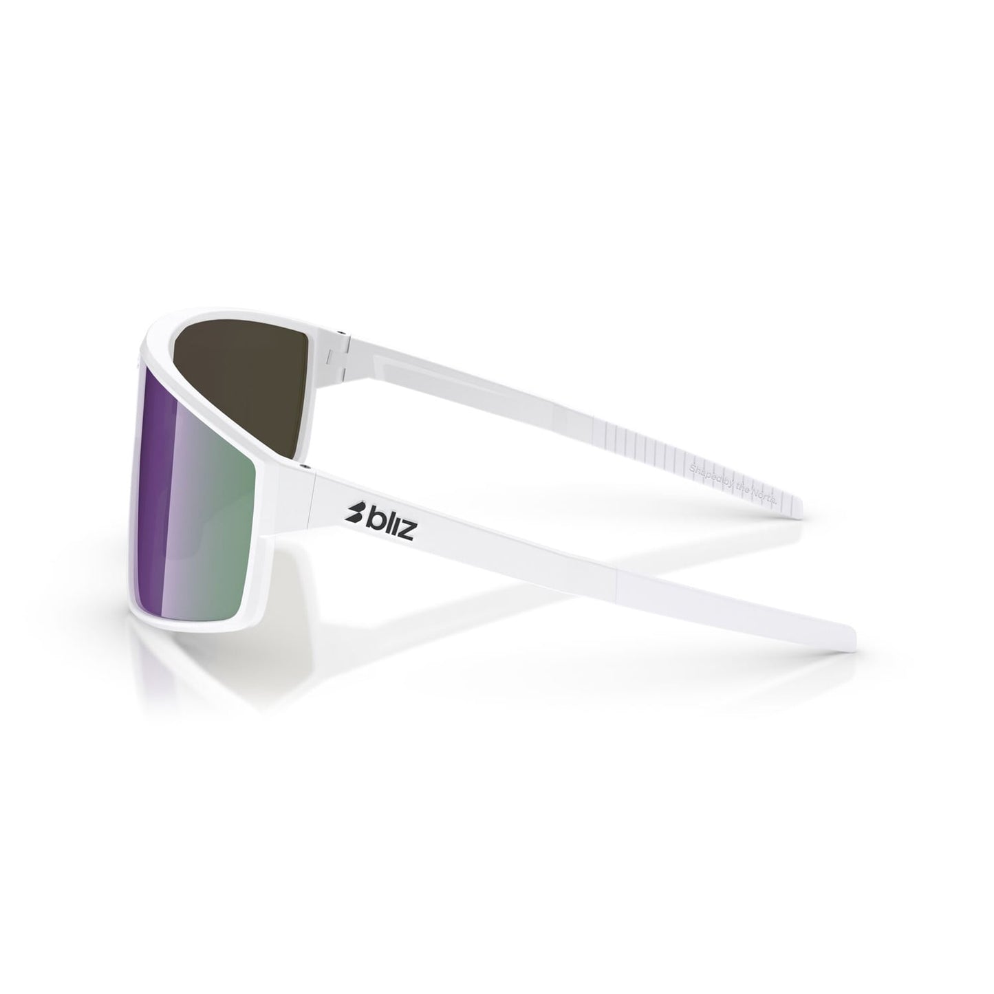BLIZZ P002S Gafas Multicolor Marrón Violeta Mate Montura Blanca