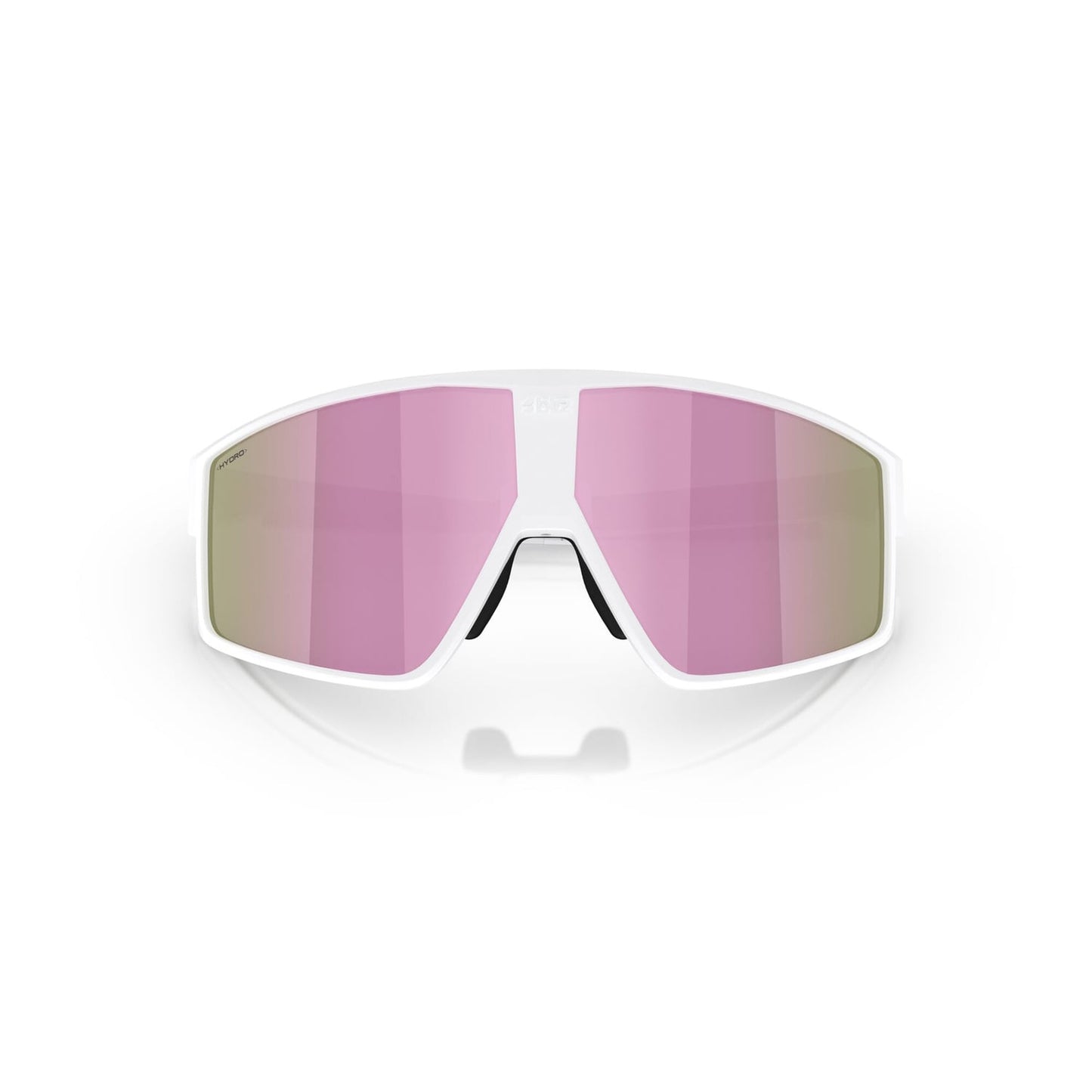 BLIZZ P002S Mate Blanco Marco Marrón Rosa Gafas