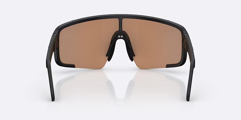 Gafas BLIZ P003 Negro Mate Coral/Naranja Iridium Azul