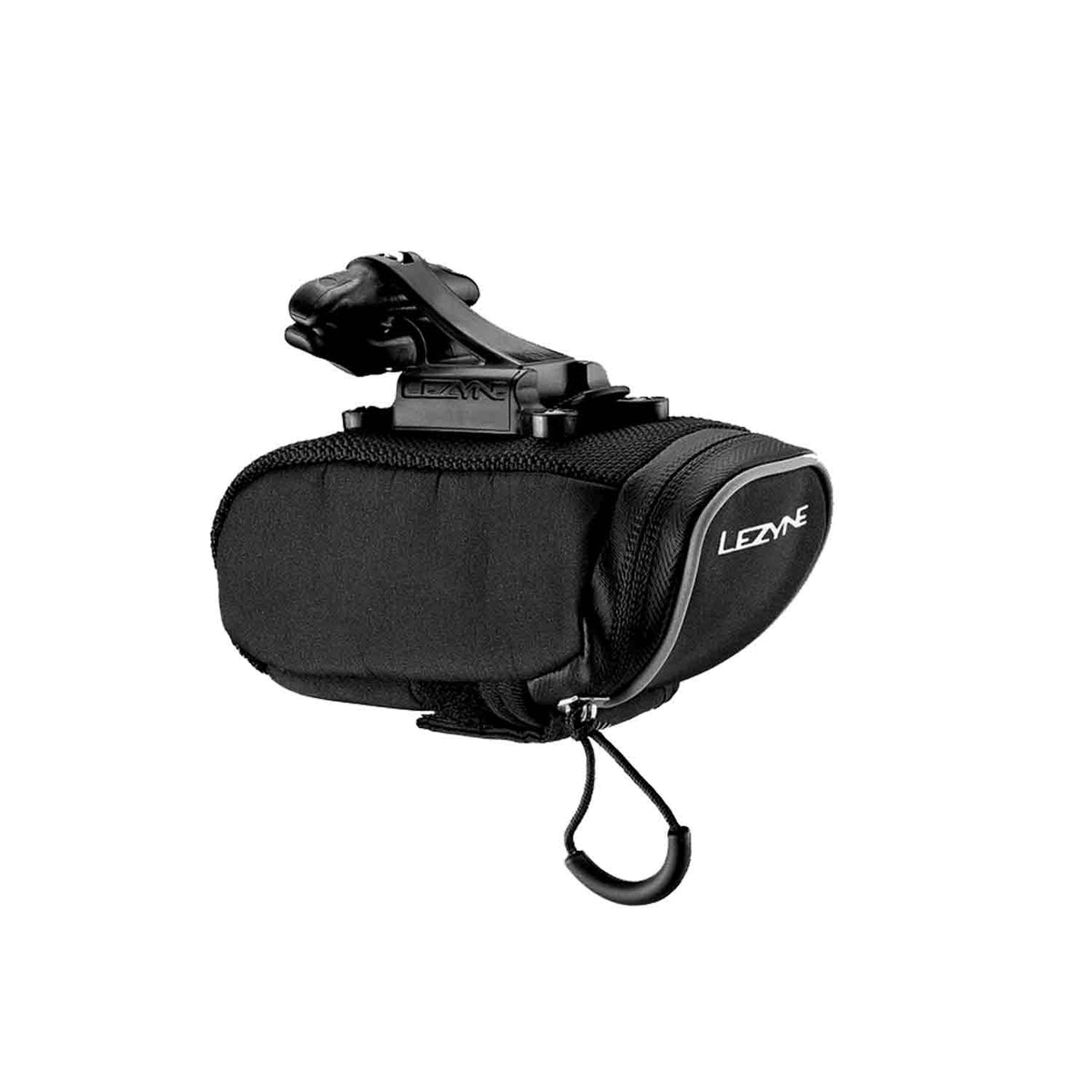Bolsa de sillín LEZYNE Micro Caddy negra con sistema QR