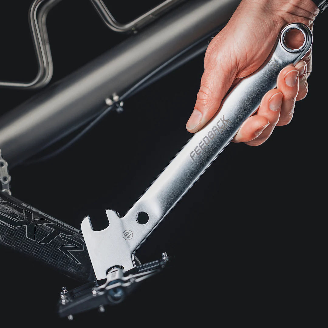 Llave de pedal y desmontador de cassete FEEDBACK SPORTS Pedal Wrench Combo