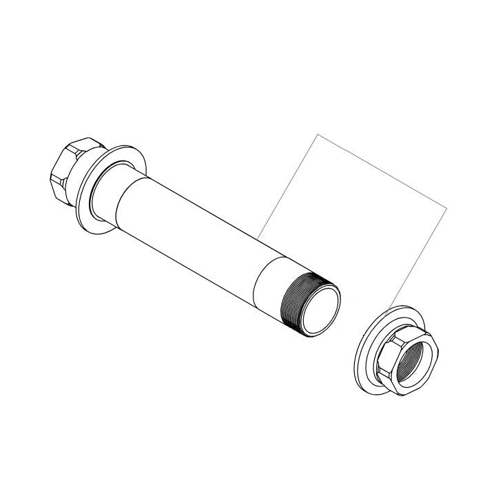 Eje interno de rueda delantera 12x100mm ENVE INNERDRIVE