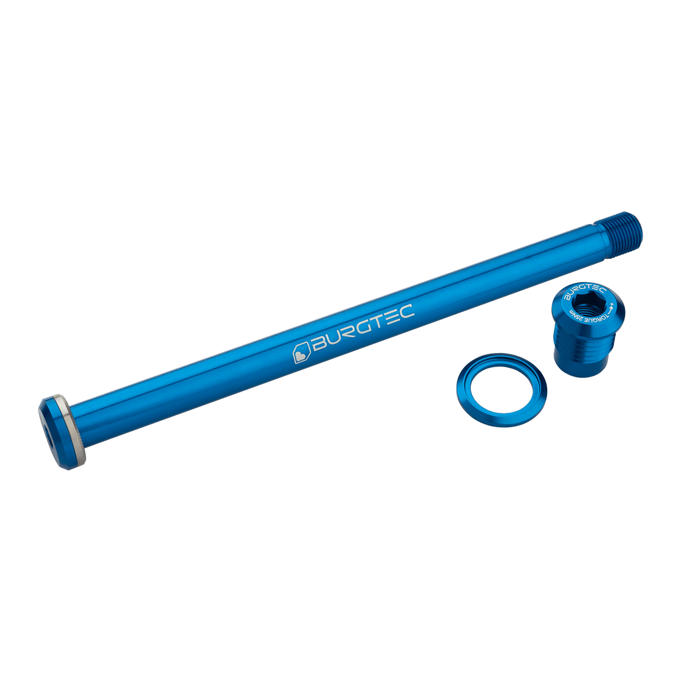 BURGTEC Eje de Rueda Trasera 174mm para Cuadro Yeti Azul Oscuro