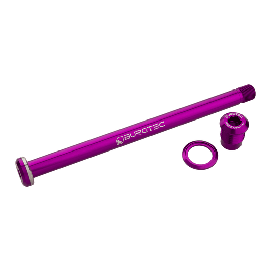 BURGTEC Eje de rueda trasera 174mm para cuadro Yeti Morado