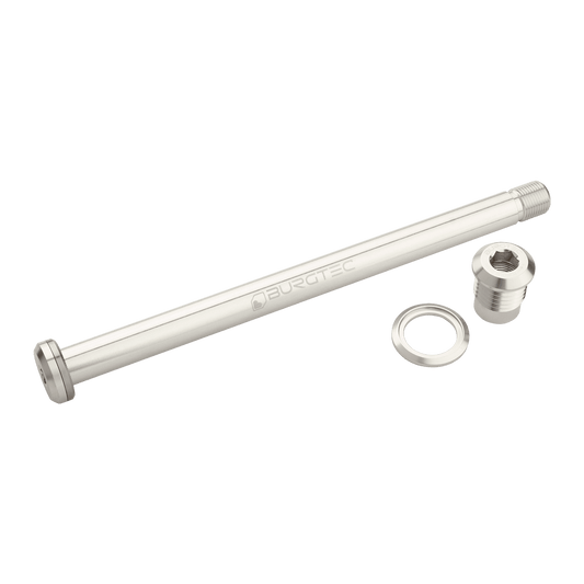 BURGTEC Eje de rueda trasera 174mm para cuadro Yeti Plata