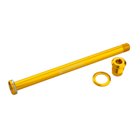BURGTEC Eje de rueda trasera de 174mm para cuadro Yeti Gold