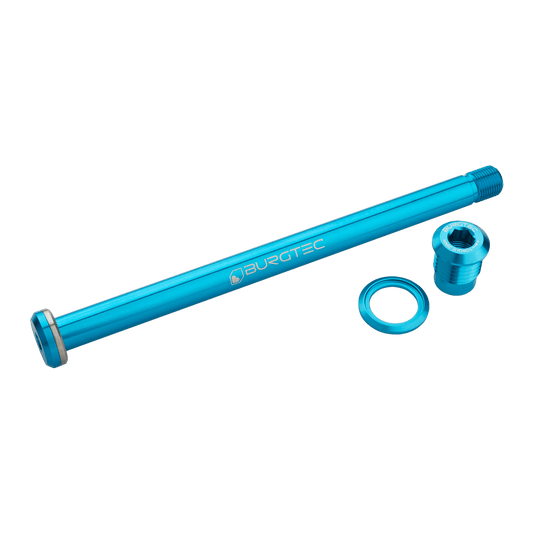 BURGTEC Eje de rueda trasera 174mm para cuadro Yeti Turquesa