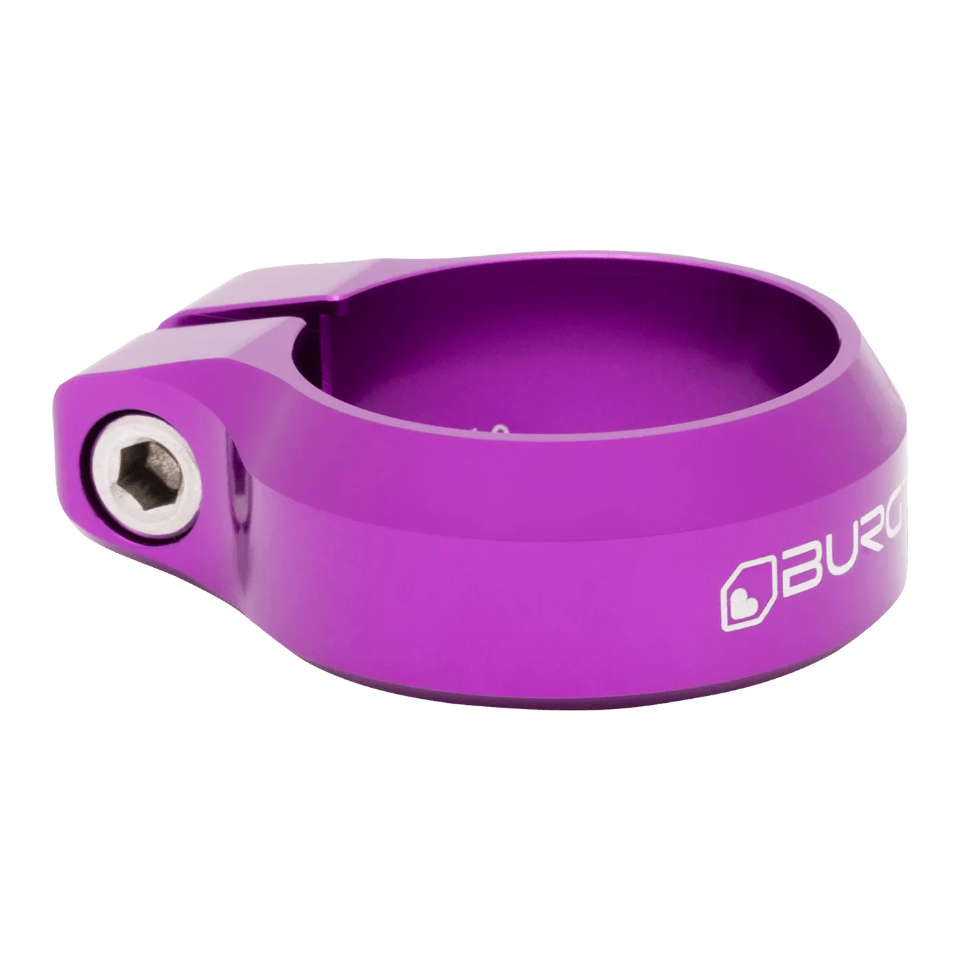 BURGTEC Abrazadera de Sillín Violeta