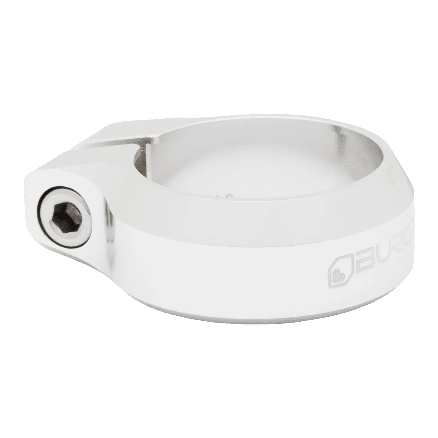 BURGTEC Collar de Sillín Plateado