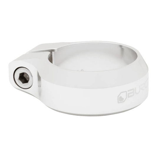 BURGTEC Collar de Sillín Plateado