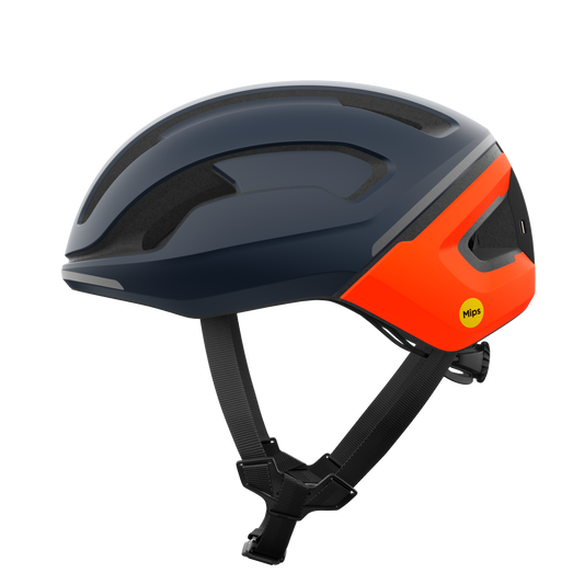 Casco de carretera POC OMNE BEACON MIPS Azul/Naranja Mate