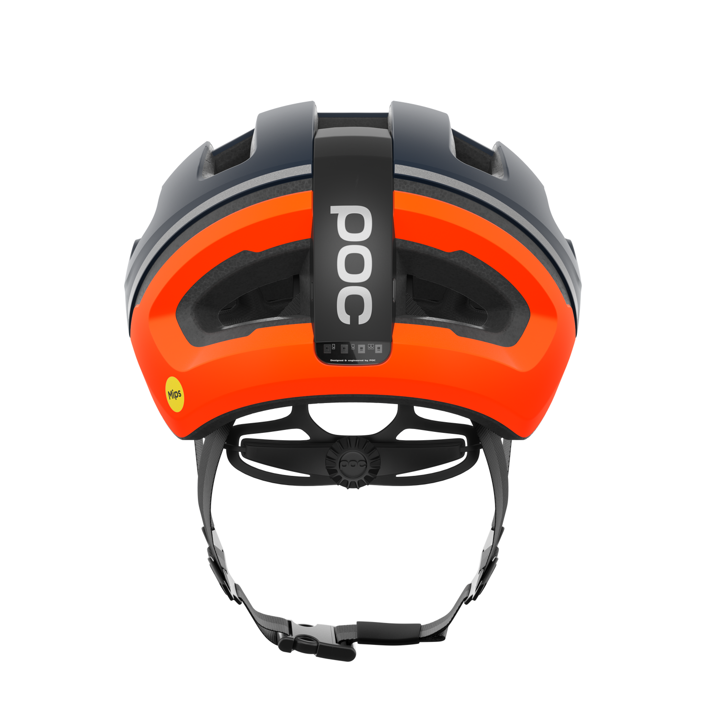 Casco de carretera POC OMNE BEACON MIPS Azul/Naranja Mate
