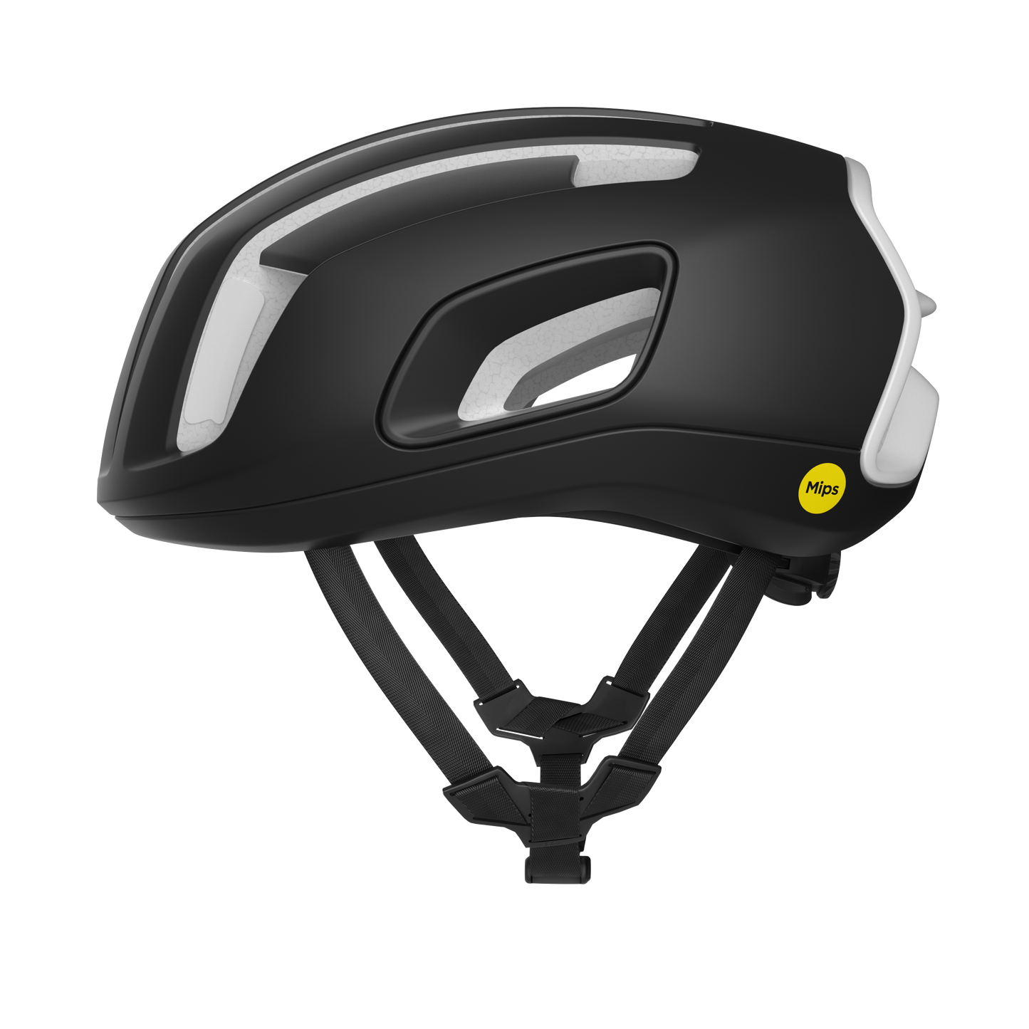 Casco de carretera POC CYTAL MIPS Negro mate/Blanco mate