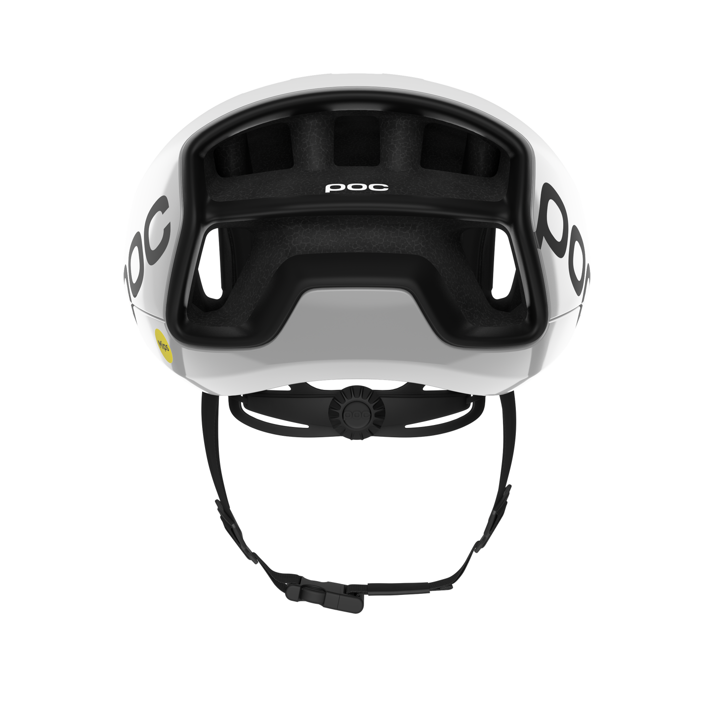 Casco de carretera POC CYTAL MIPS Blanco/Negro Mate