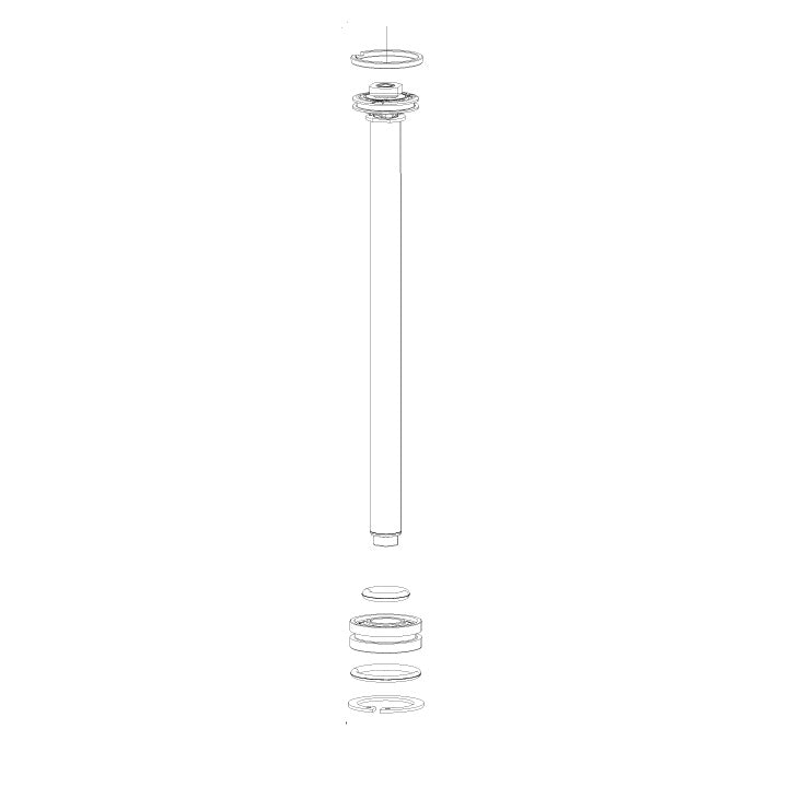 Cartucho de rebote ROCKSHOX para horquilla REVELATION 26"/27.5"/29" #11.4018.025.003