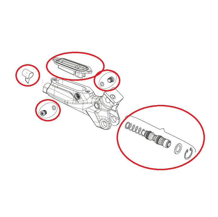 Kit de piezas internas de la palanca SRAM G2 RS