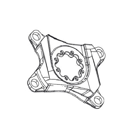 SRAM FORCE/RED 4 radios 107mm plato estrella