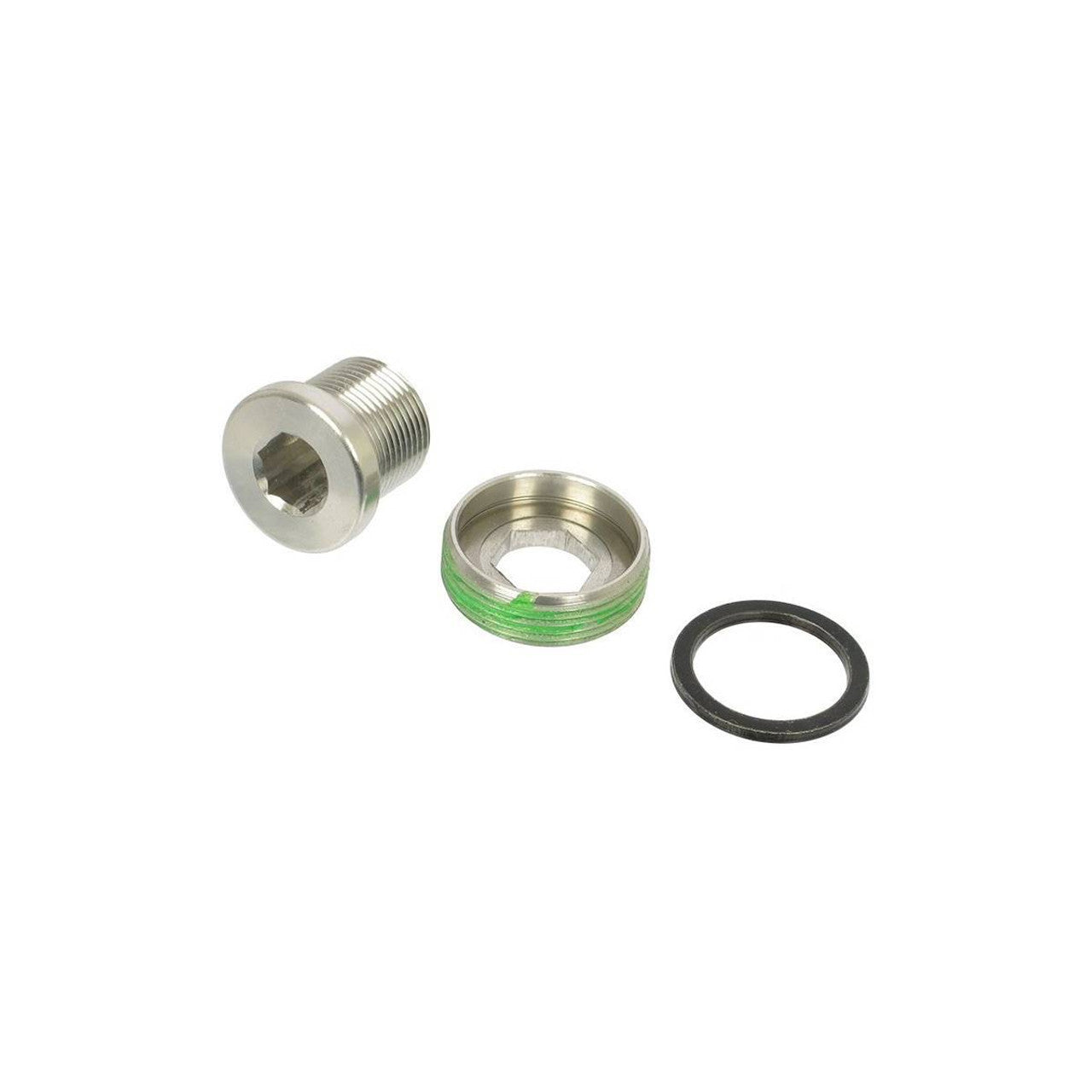 SRAM M15/M22 Tornillo de biela autoextraíble para plato GXP Plata