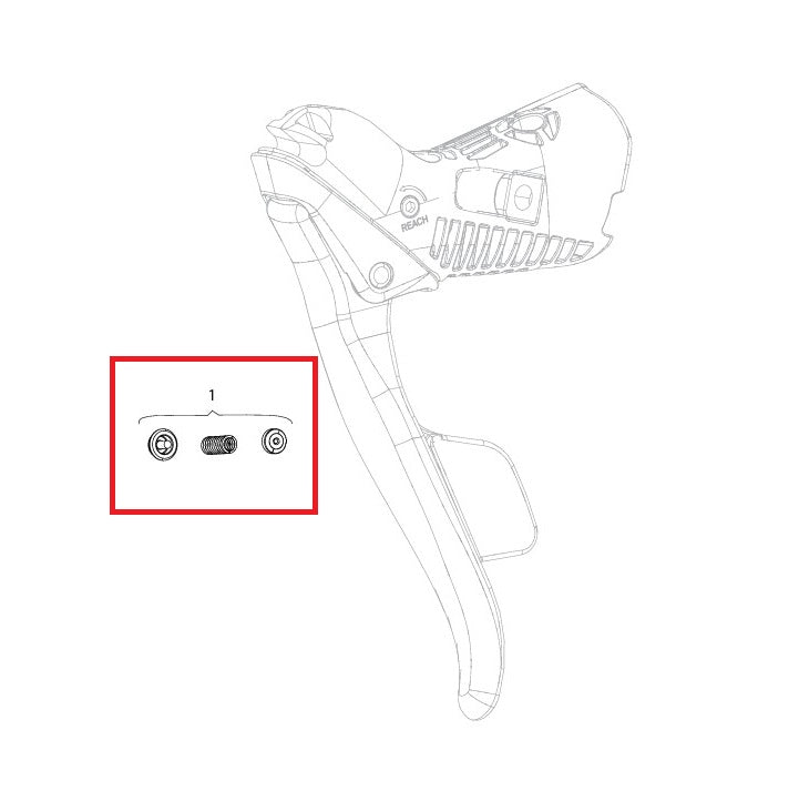 Kit de muelles SRAM para manetas FORCE/RED E-TAP AXS (X1)