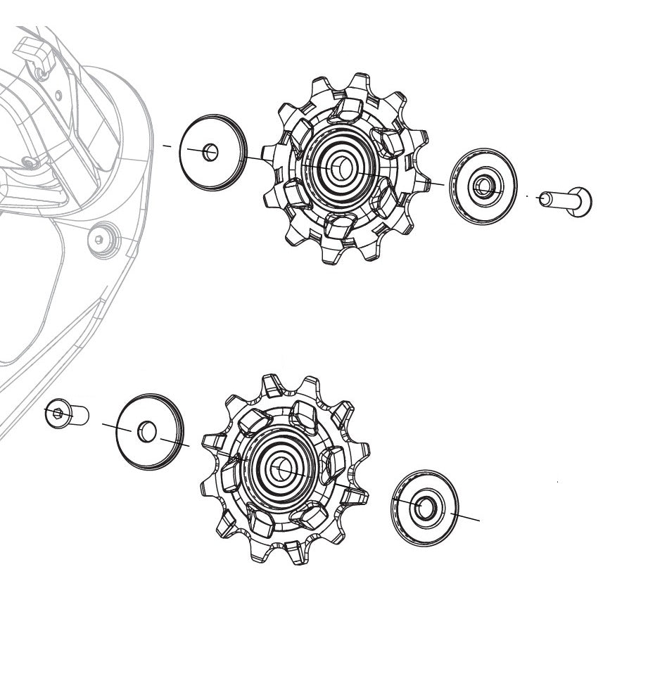 Bujes de cambio SRAM FORCE AXS 12V