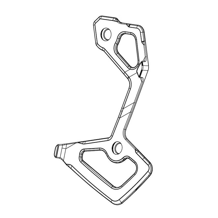 SRAM RED XPLR AXS E1 Jaula del cambio trasero de carbono