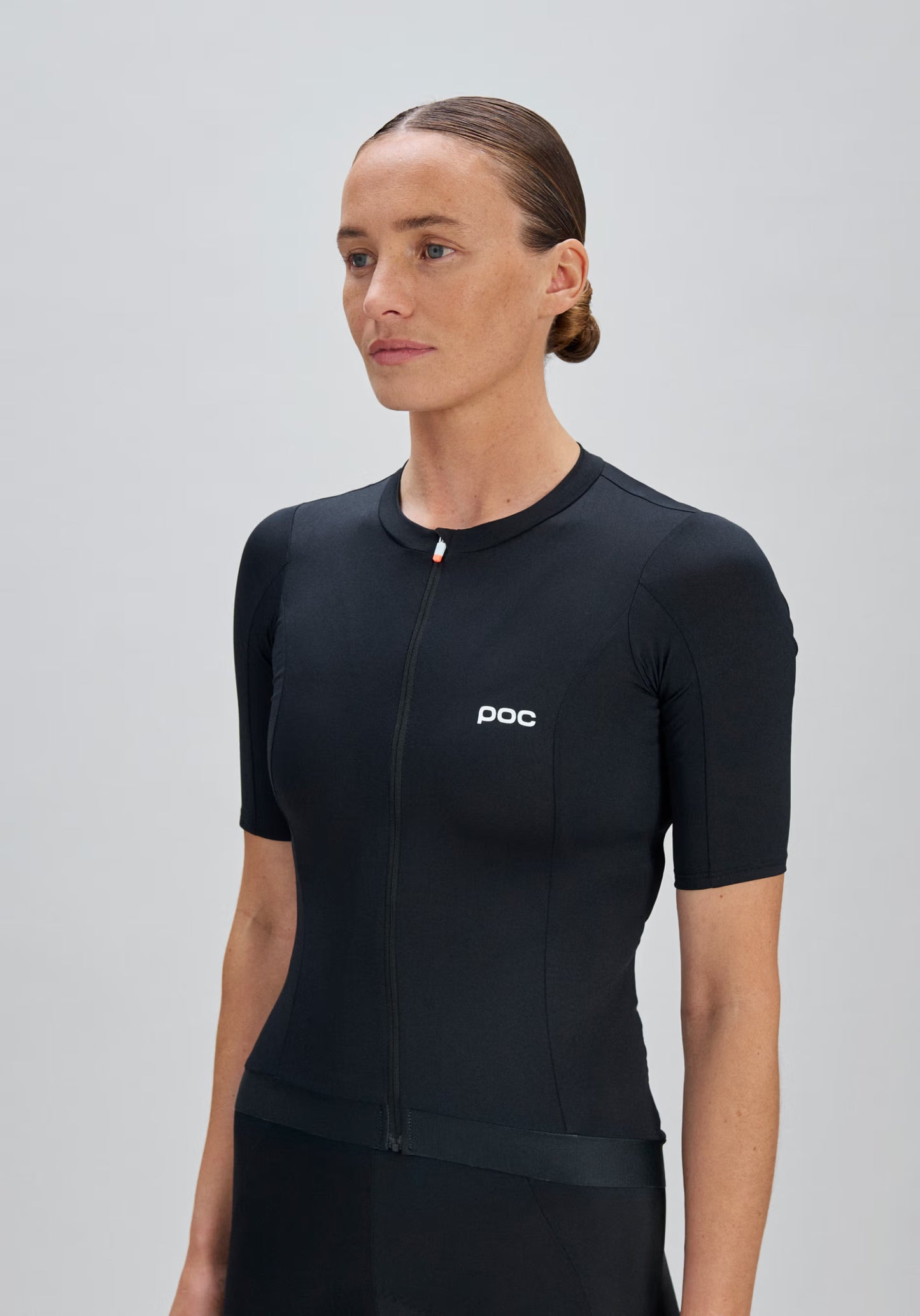 Maillot de manga corta para mujer POC CADENCE Negro