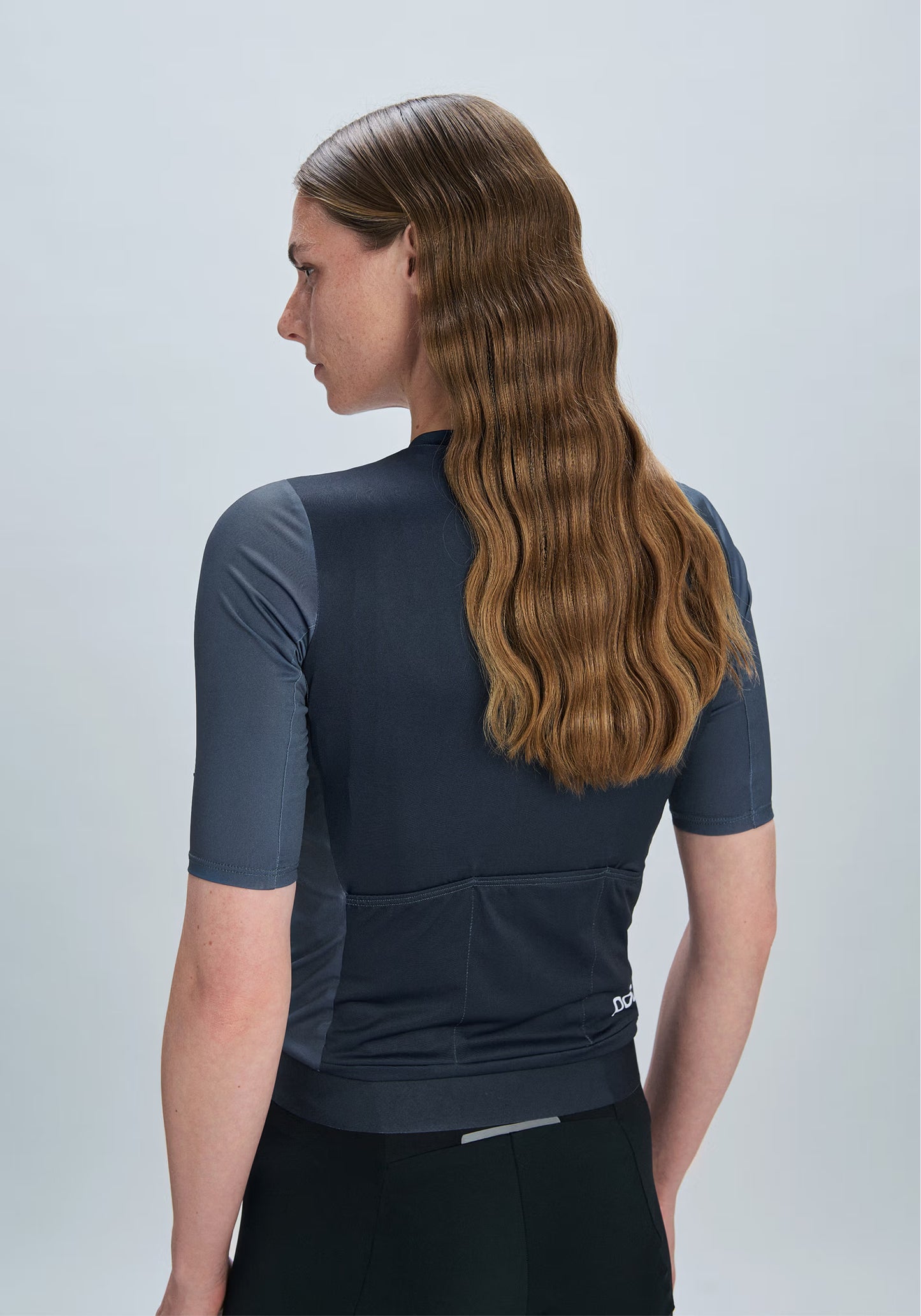 Maillot de manga corta para mujer POC CADENCE Azul marino