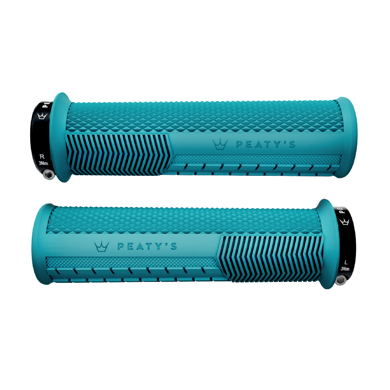 PEATY'S MONARCH KNURL Puños Turquesa
