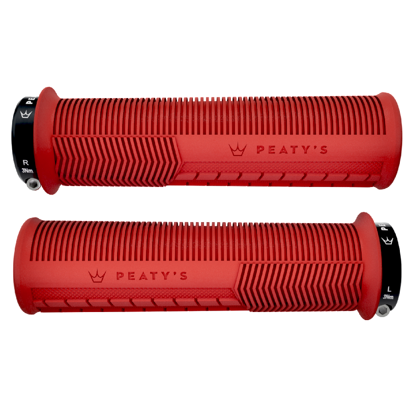 PEATY'S MONARCH MUSHROOM Grips Rojo