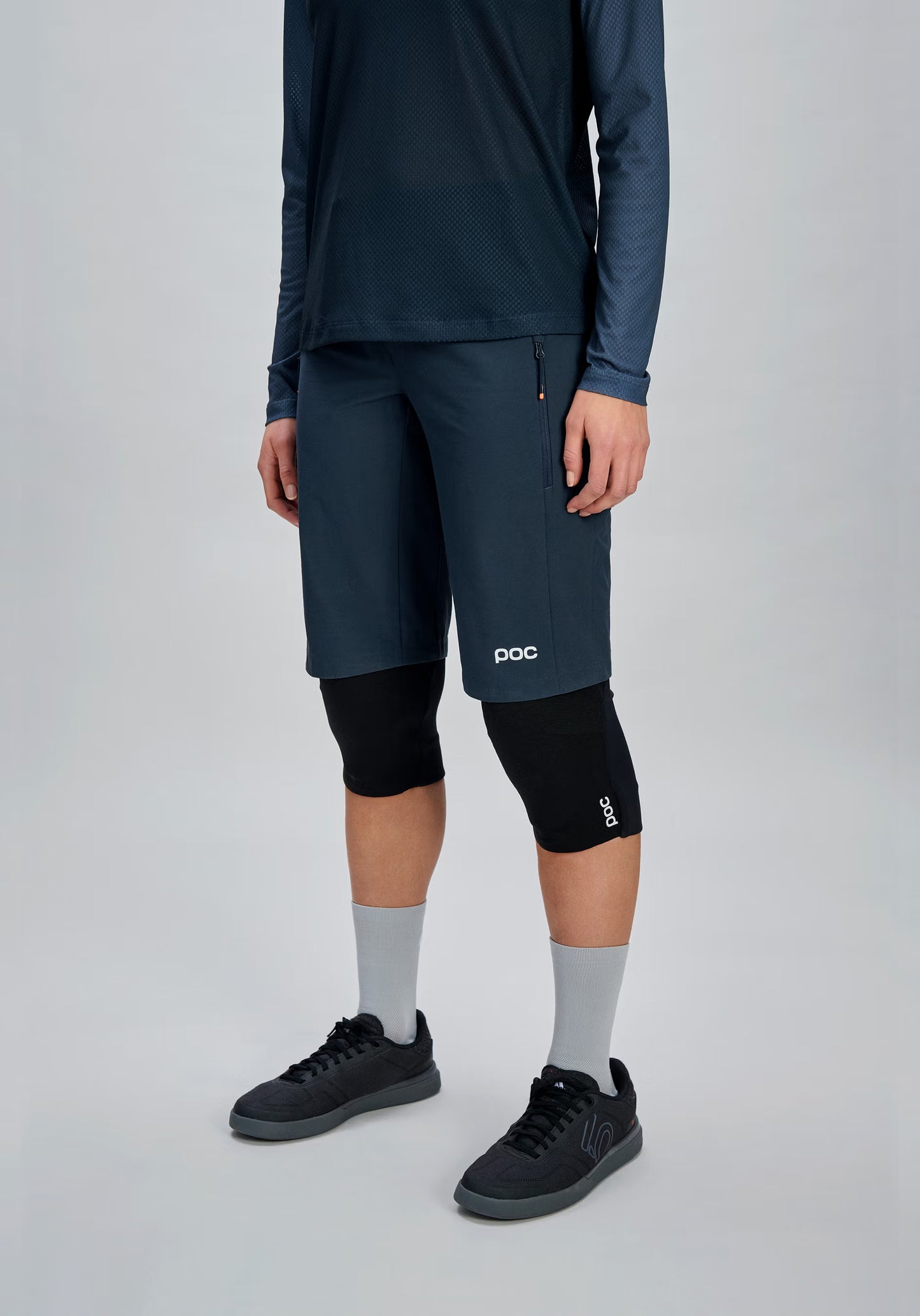 Pantalón Corto POC MOTION Mujer Azul Marino
