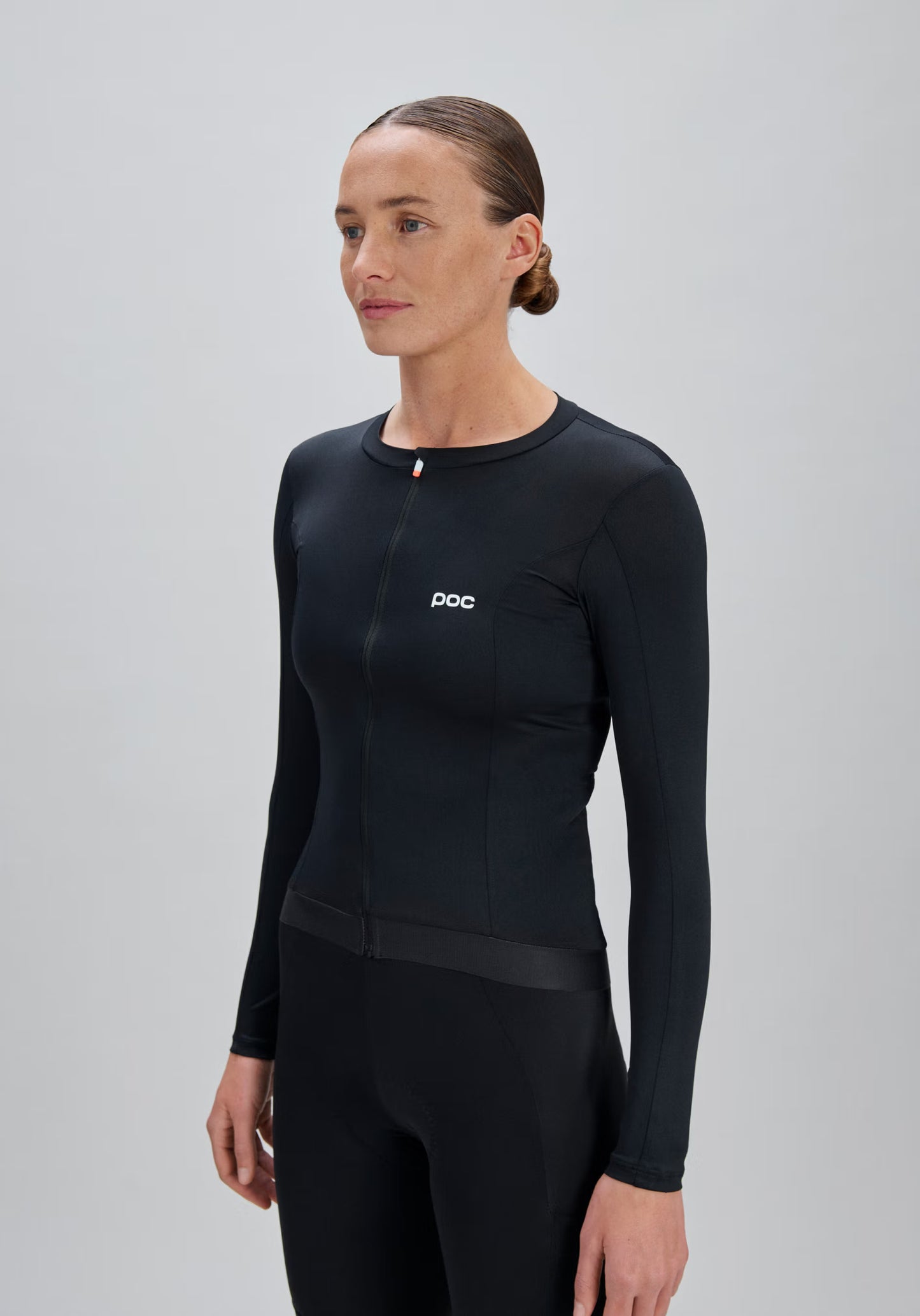 Maillot de manga larga para mujer POC CADENCE Negro