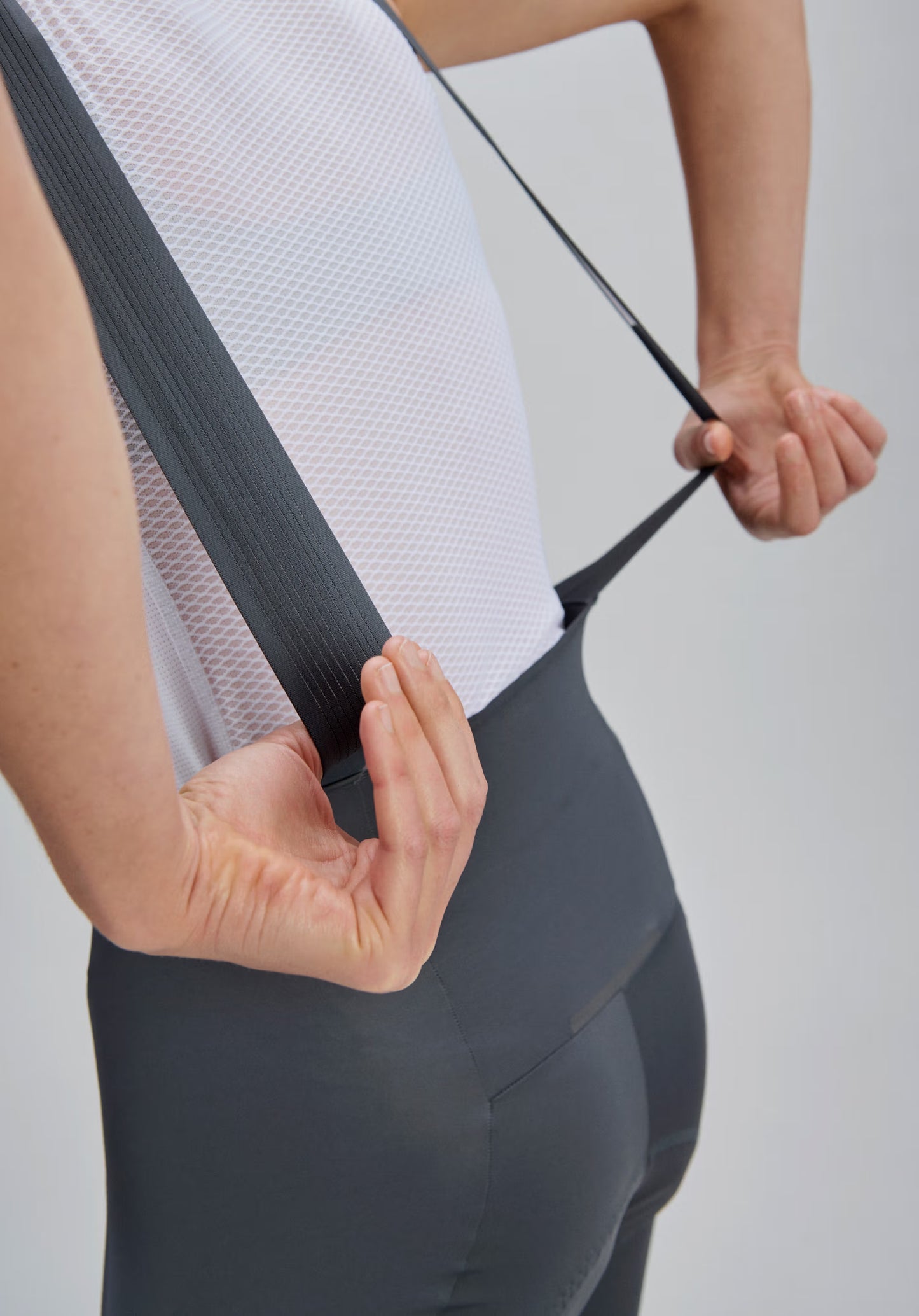 Culotte largo con tirantes POC RACEDAY Gris, Mujer