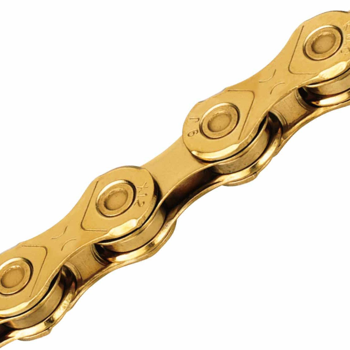 Cadena de 12 V KMC X12 Ti-N Oro