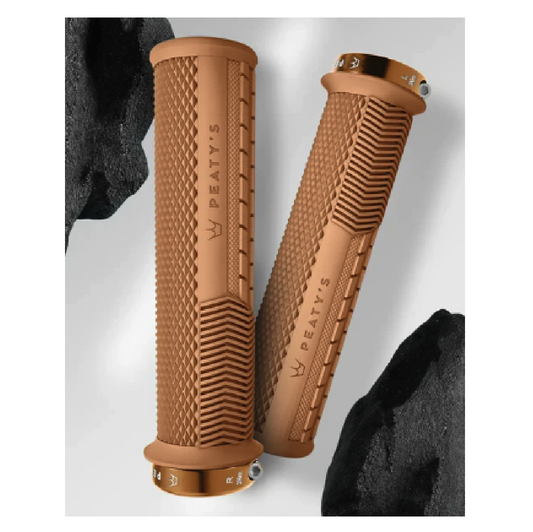 PEATY'S MONARCH KNURL Grips Marrón