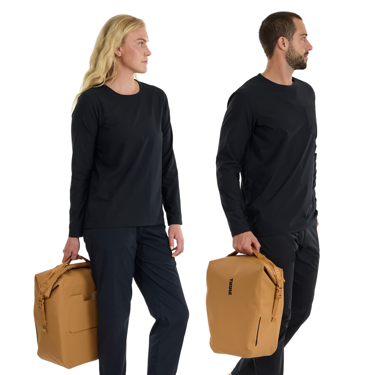 Par de maletas THULE SHIELD con cierre 22 L Naranja