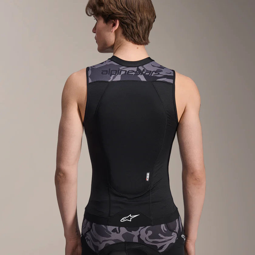 Chaleco de protección sin mangas ALPINESTARS A-MOTION PLASMA Negro/Camuflaje
