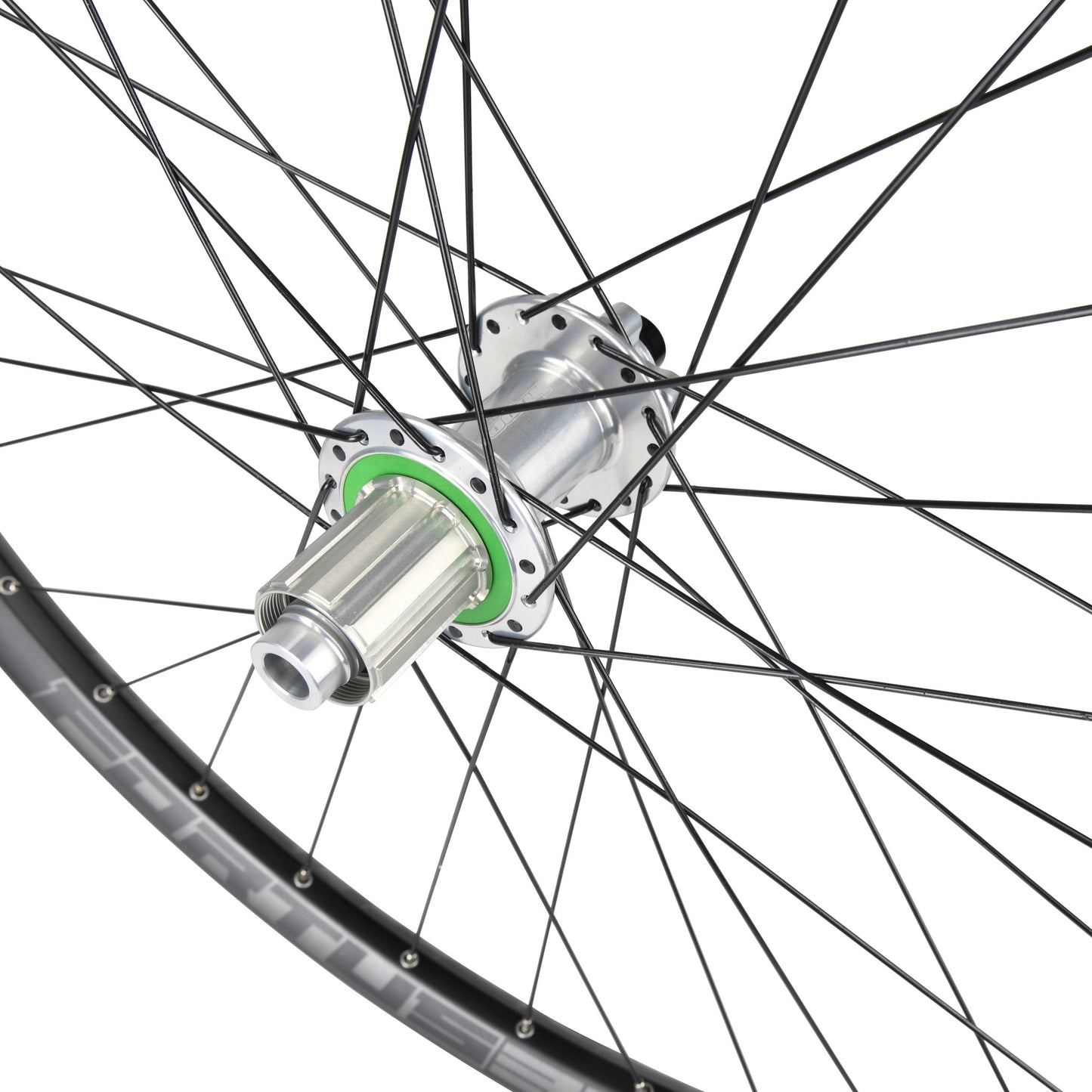 HOPE FORTUS 30 W 27.5" PRO 5 DH 150/157mm Acero Plata rueda trasera
