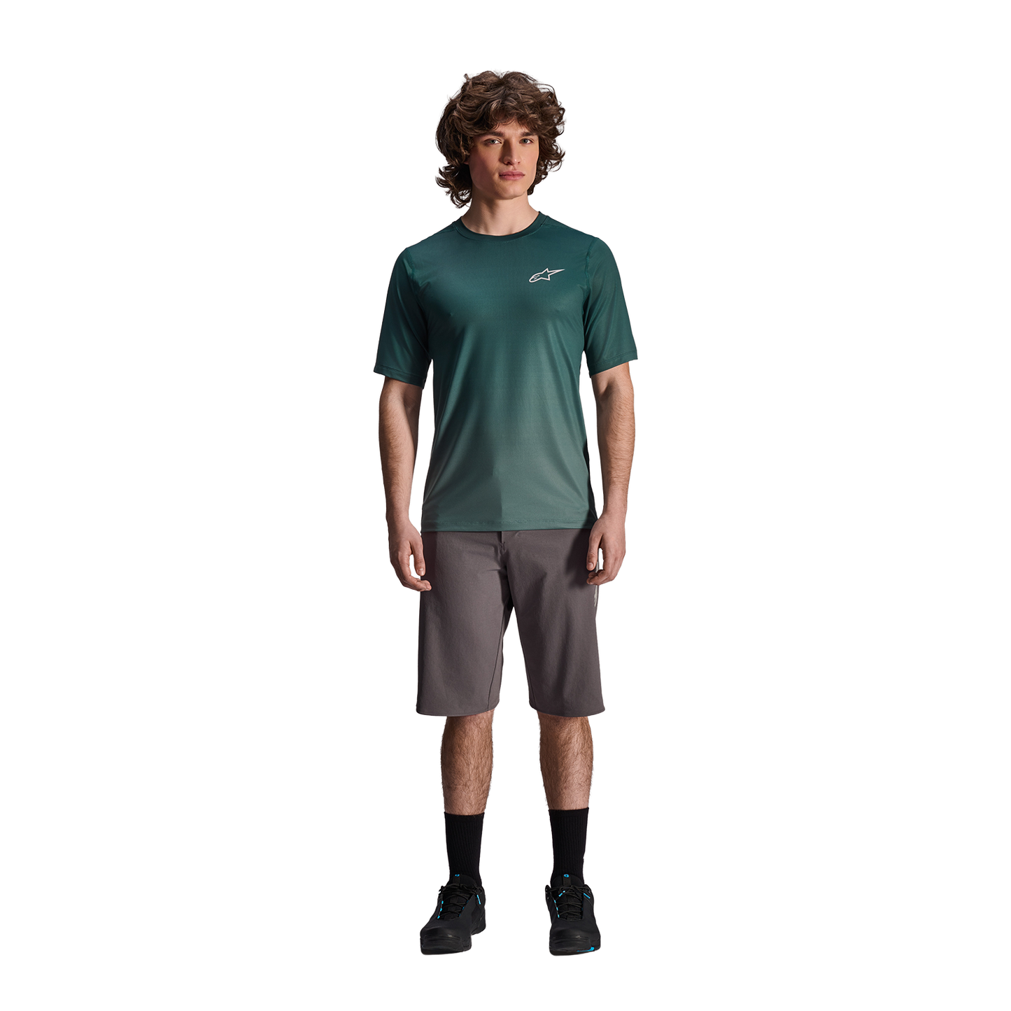 Maillot manga corta ALPINESTARS A-DURA RISE Verde