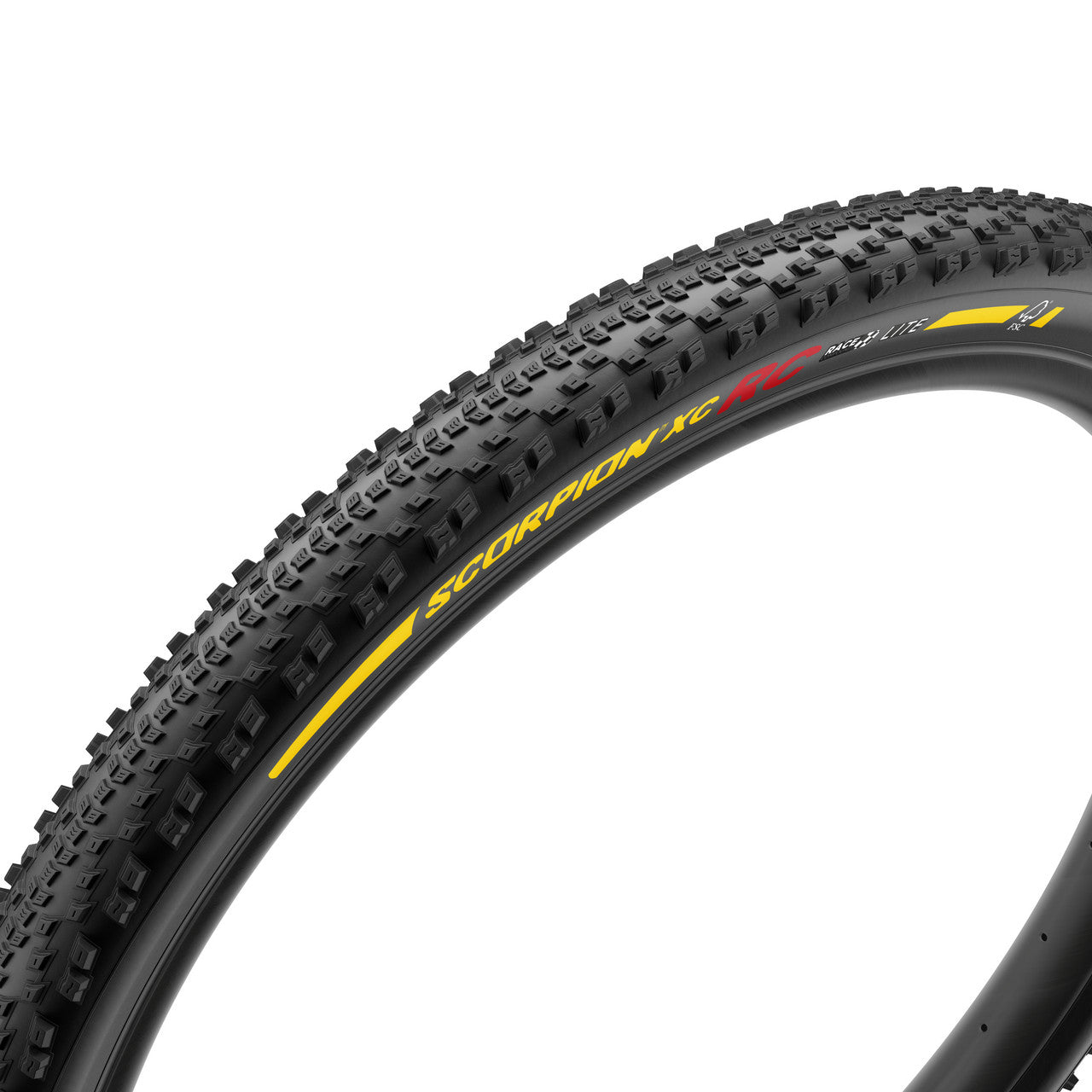 Neumático PIRELLI SCORPION RACE XC RC Lite 29x2.40 Tubeless Ready Blando Amarillo Team Edition