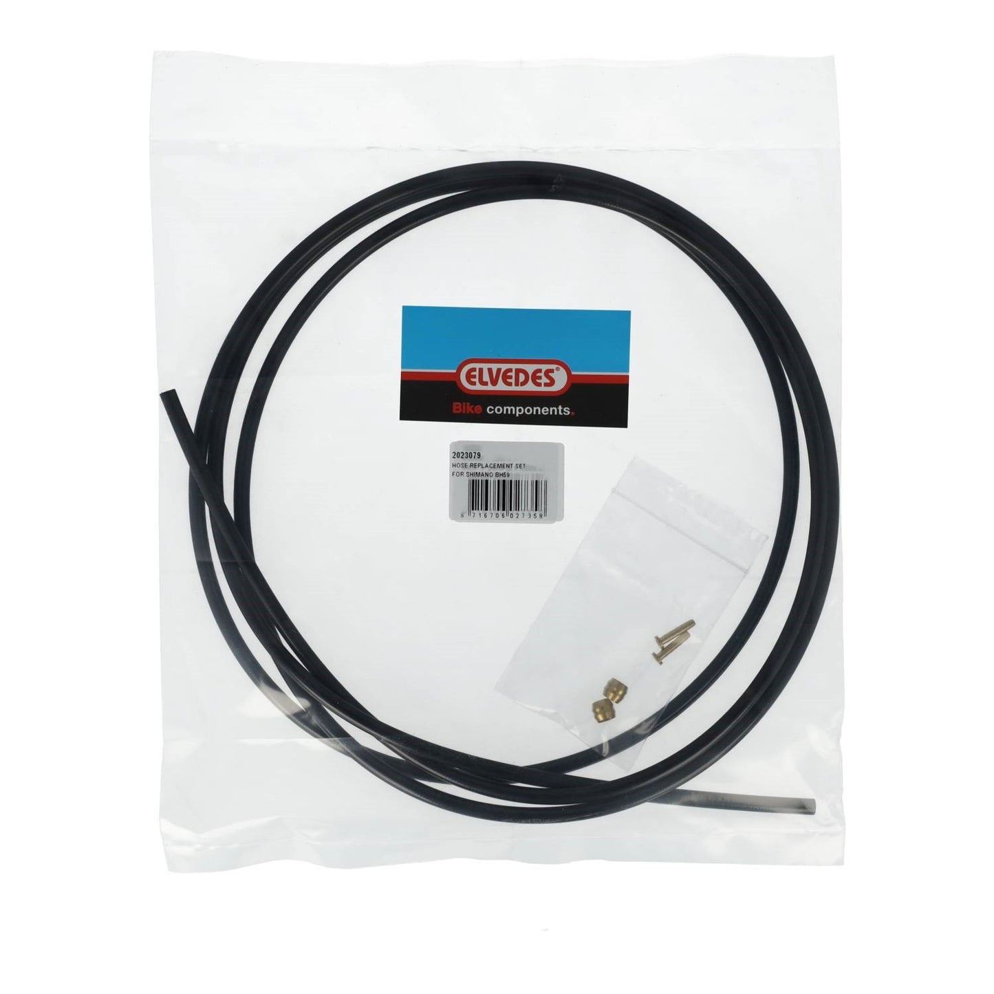 Kit de latiguillos ELVEDES para Shimano BH59 2m Negro + piezas