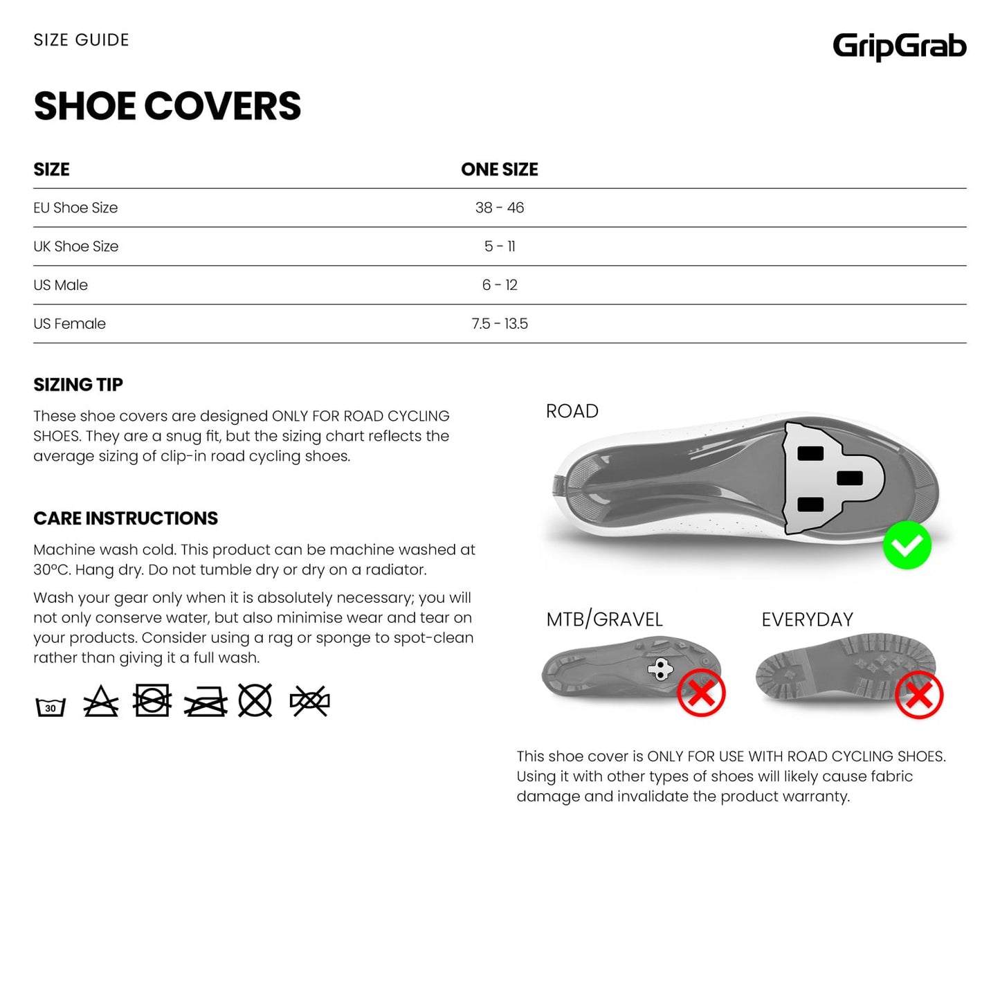 Cubrezapatillas GRIPGRAB RACE AERO 2 Blanco