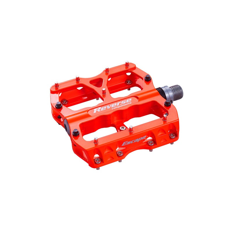 REVERSE COMPONENTS ESCAPE Pedales Planos Naranja Fluo
