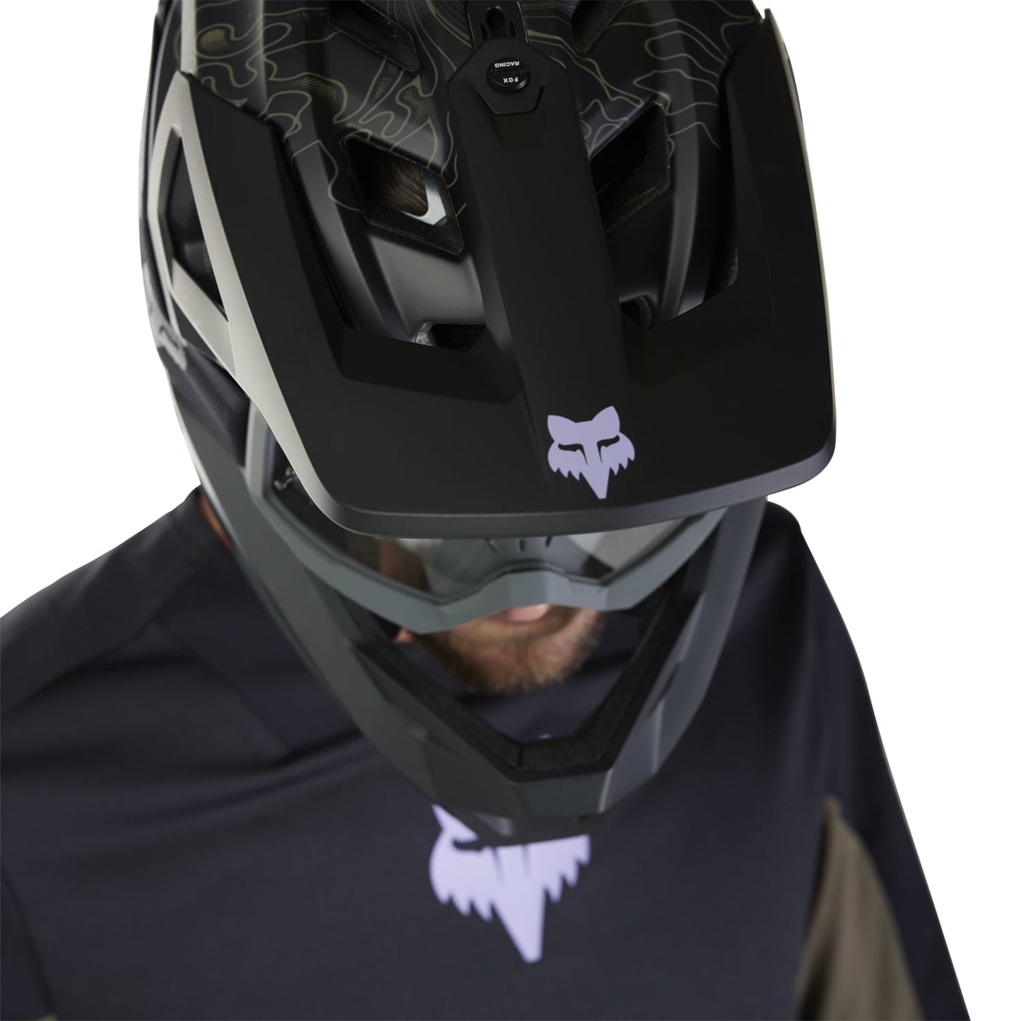 Maillot manga corta FOX DEFEND PARK Negro 2025