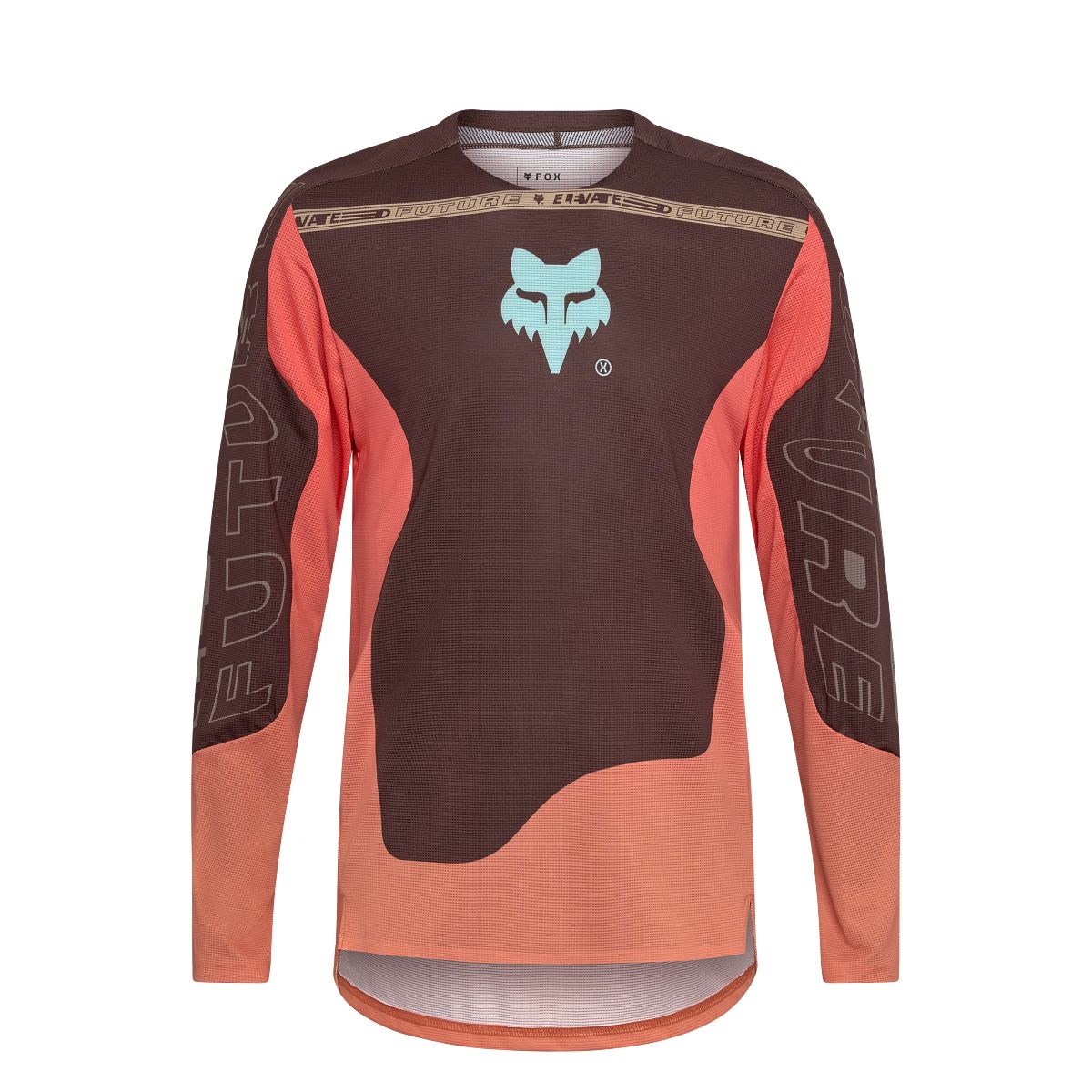 Maillot manga larga FOX FLEXAIR ELEVATED Marrón/Naranja