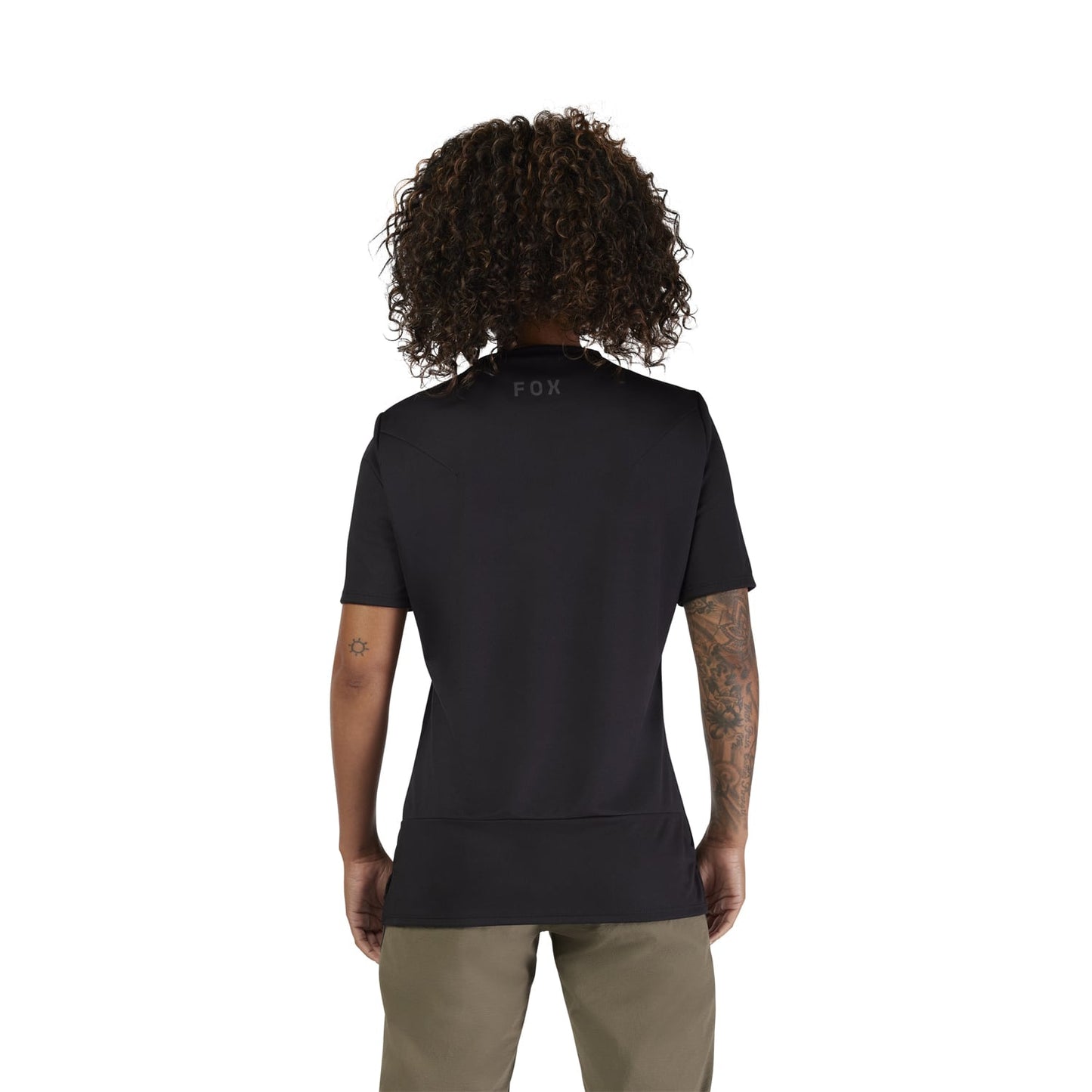 Maillot Mujer FOX RANGER HEAD Manga Corta Negro 2025