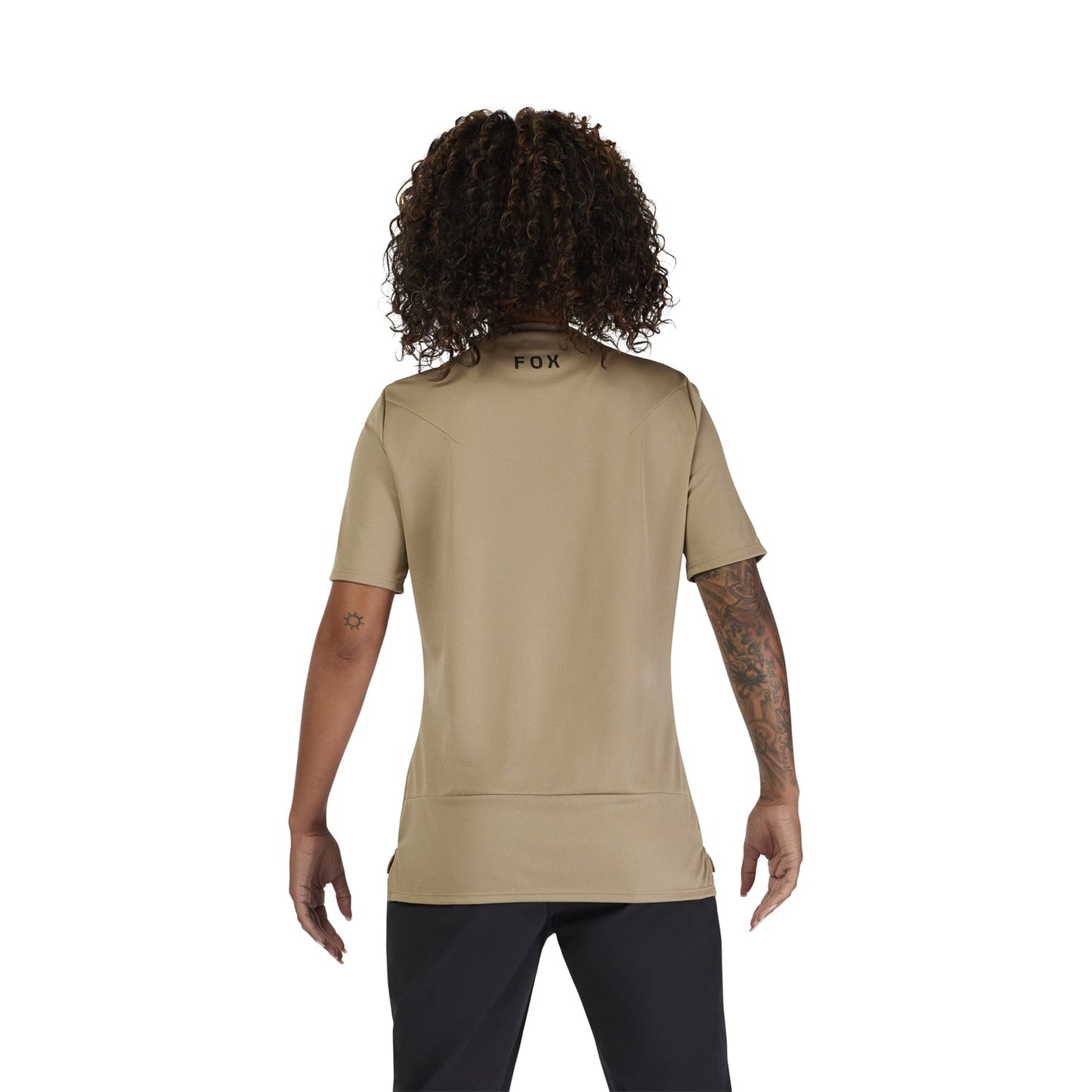 Maillot Mujer FOX RANGER HEAD Manga Corta Beige 2025